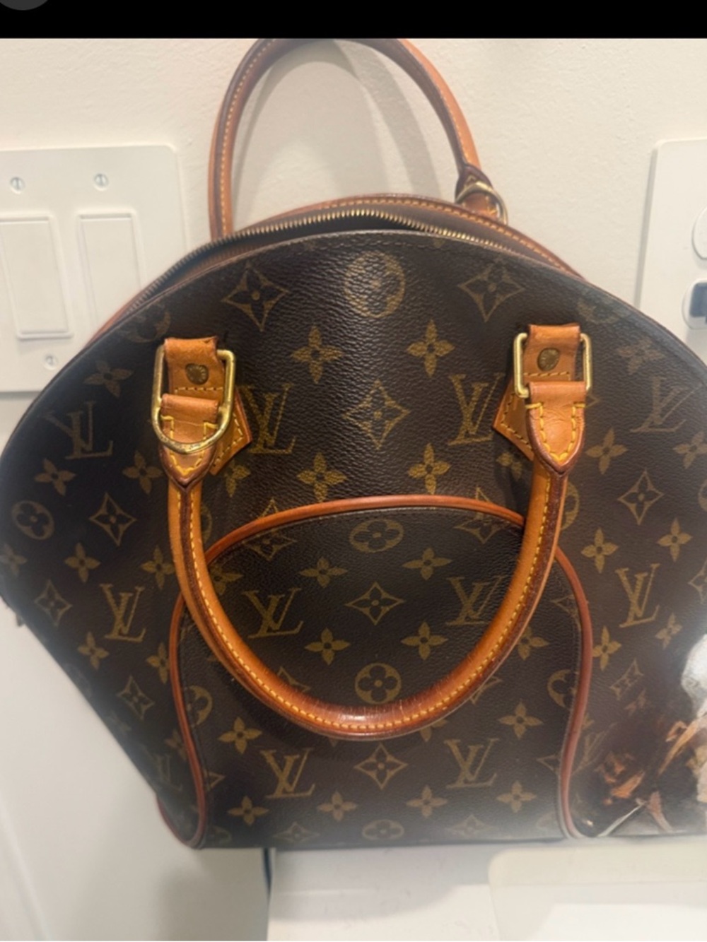 LV MONOGRAM BOWLER BAG.. Good Condition